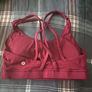 Eggplant Purple Sports Bra
